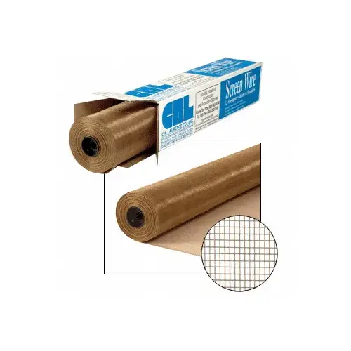 CRL BRZW48 Bronze 48" Screen Wire - 50 ft - 50 Foot Roll