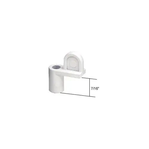 CRL L5788 White 7/16" Diecast Window Screen Clips - Carded - pack of 8