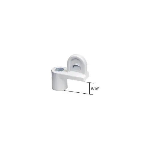 CRL L5852 White 5/16" Diecast Window Screen Clips - Carded - pack of 8