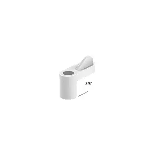 CRL WSC306W White 3/8" Plastic Window Screen Clips - Bulk