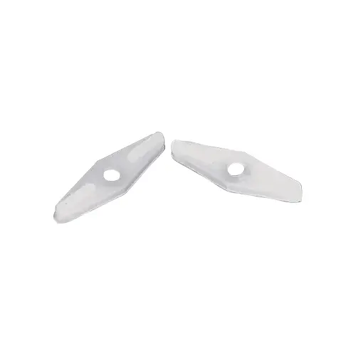 CRL WSC375 White Nylon Double Flush Screen Clips - Bulk