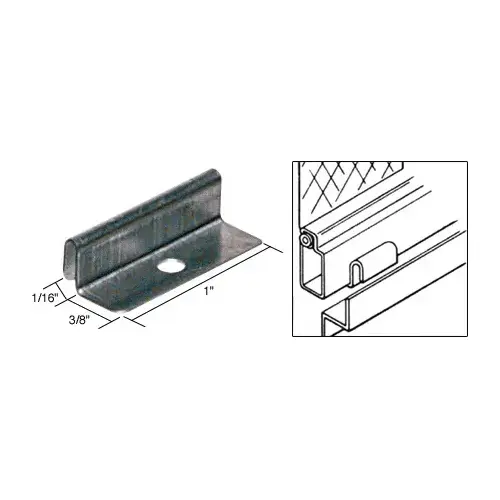 CRL WSC520-XCP100 Rivet-On Metal Screen Retainers - Bulk - pack of 100