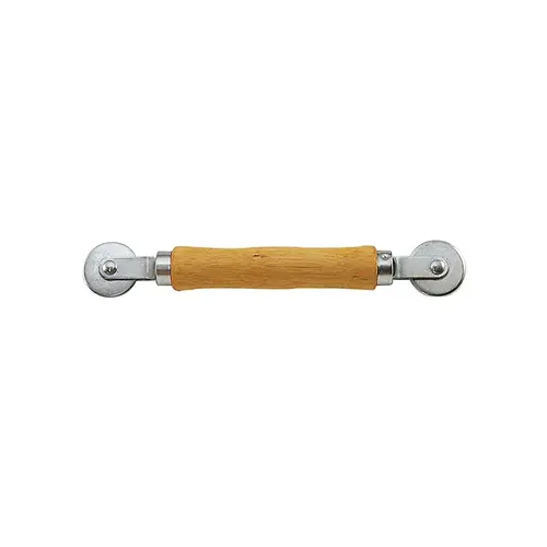 FHC P7505 Spline Roller With Wood Handle And Steel Wheels