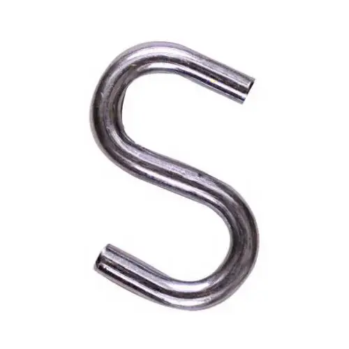 National Hardware N273-441-XCP50 S-Hook, 120 lb Working Load, 0.312 in Dia Wire, Steel, Zinc - pack of 50