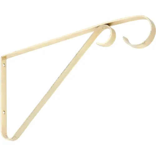 National Hardware N274555 V2653 9" Plant Bracket Brass Finish