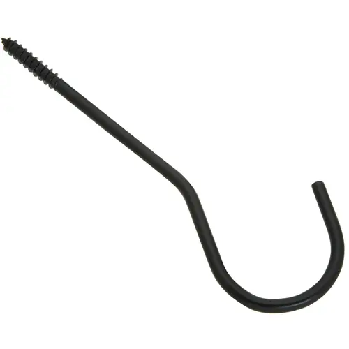 National Hardware N275198-XCP5 V2666 6" Ceiling Hook Black Finish - pack of 5