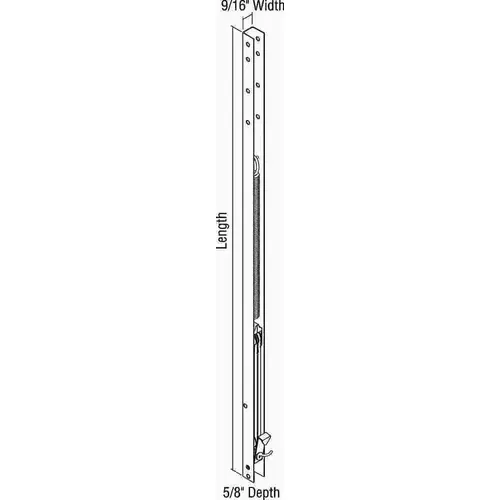 Amesbury/Balance Systems 1810 WINDOW BALANCE 6000 SERIES Silver