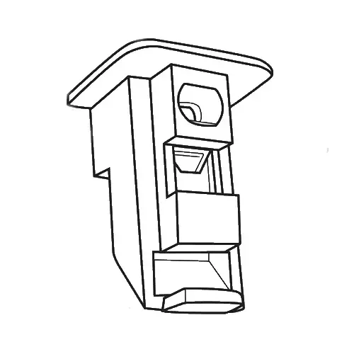 Brixwell 64-601 Sash Guide hwp314 White