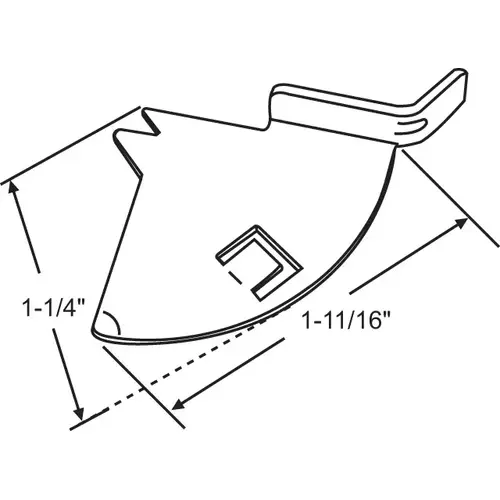 Brixwell 750-2962214-XCP25 Screen Wing Lock Set Pair - pack of 25