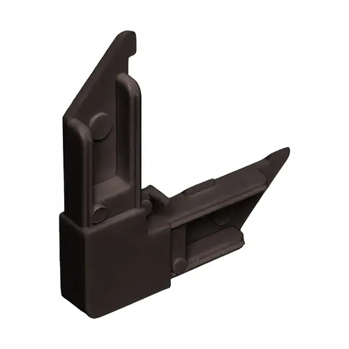 Brixwell 90-438 Corner Key Plastic Dark Bronze Finish