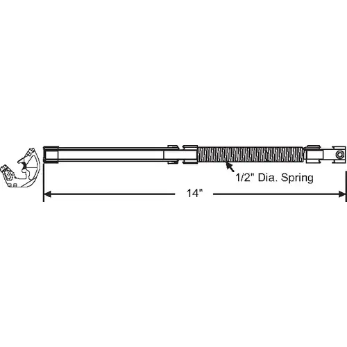 Brixwell 901-1400-11 14in Arrow Balance with 62-539 White Shoe Attd