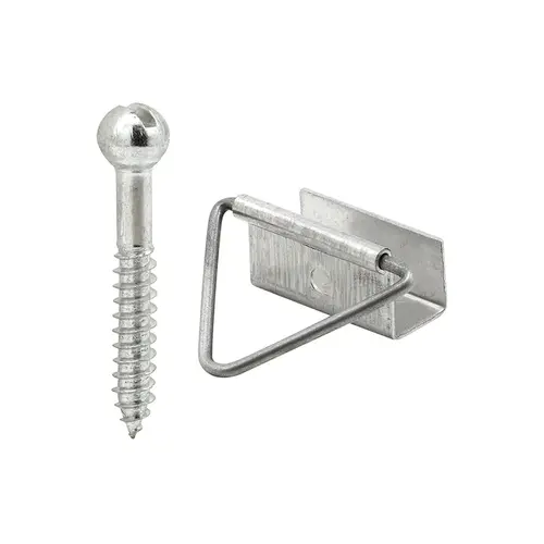 FHC PL7762 7/16" Screen Bottom Latch With Screws - Mill Finish - pack of 4