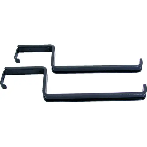 Landscapers Select GB0043L Box Bracket, Aluminum, Black, Epoxy-Coated - pack of 2