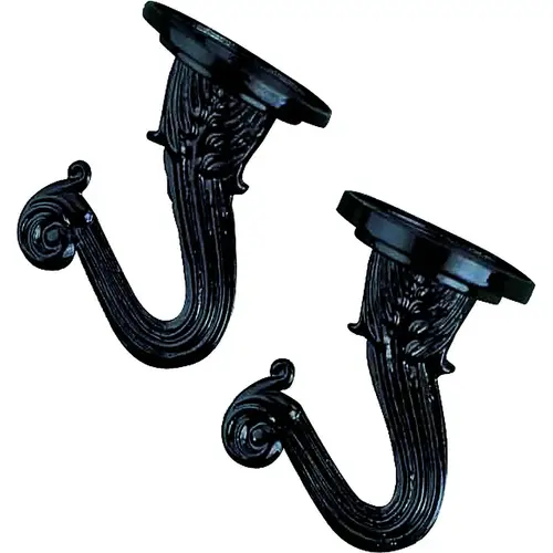 Landscapers Select GB0403L Ceiling Hook, 1.5 in L, Zinc Alloy, Antique Brass, Wall Mount Mounting - pack of 2