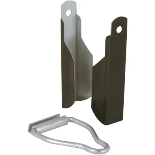 Make-2-Fit PL 8102 Top Hanger and Bottom Latch, Aluminum, Bronze, For: 3/8 in Screen Frame