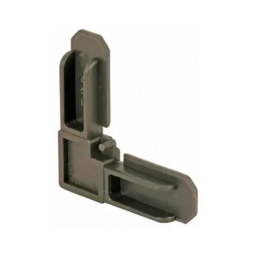 Prime-Line PL14259 Screen Frame Corner, 6-1/4 in L, Plastic Bronze