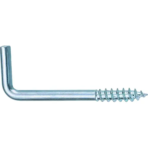 ProSource LR-395-PS Screw Hook, 13/16 in Opening, 6.5 mm Thread, 3 in L, Steel, Zinc - pack of 2