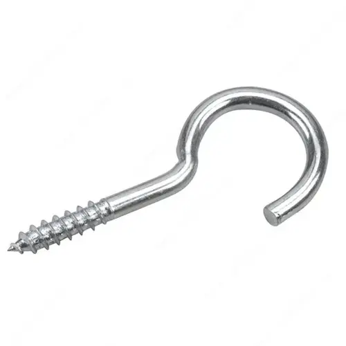 Richelieu Hardware 2710XS Screw Hook with Lag Thread Zinc