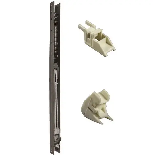 STRYBUC INDUSTRIES 60-133-1 14 in. L Window Channel Balance 1330 with 9/16 in. W x 5/8 in. D Top and Bottom End Brackets Attached