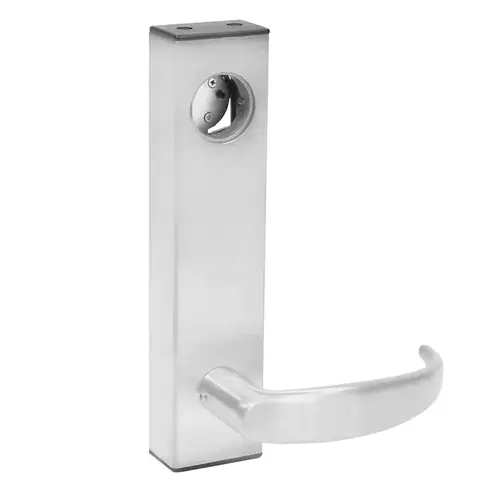 Adams Rite DH308103U630E Clear Anodized 3080 Series Electrified Trim Standard Lever With Hole