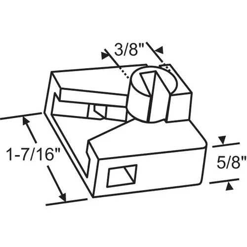 Brixwell 62-533 Terminal Housing Assembly right Hand 15/16in Cam includes Cam And Shoe