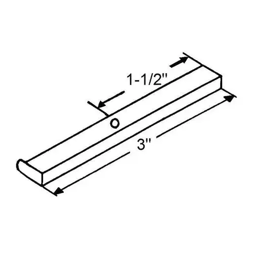 Brixwell 62-667 PIVOT BAR ZINC DIE CAST