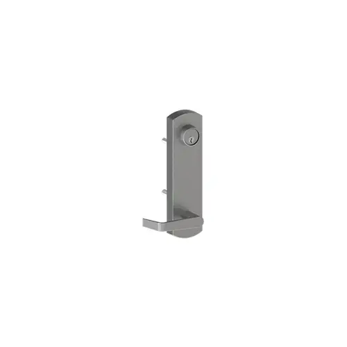 Hager 037323 45CE BLK LOU NC REV 2 PAINTED FLAT BLACK
