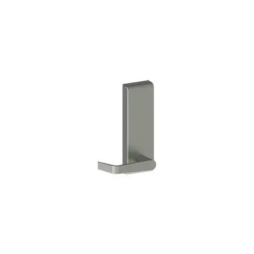 Hager 107650 47BE Blank Escutcheon Outside Exit Device Trim with Left Hand August Lever Dark Bronze Finish