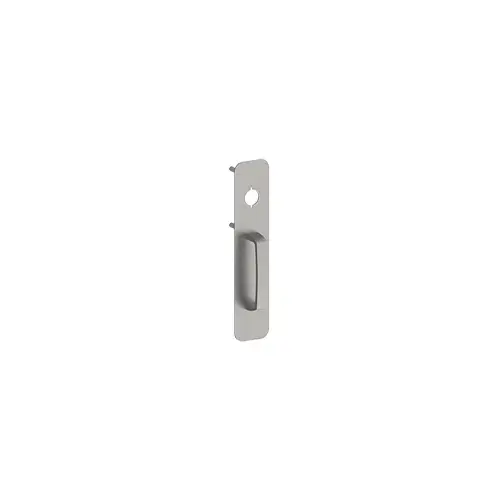 Hager 109052 45PN Night Latch Pull Plate Outside Exit Device Trim Bright Chrome Finish