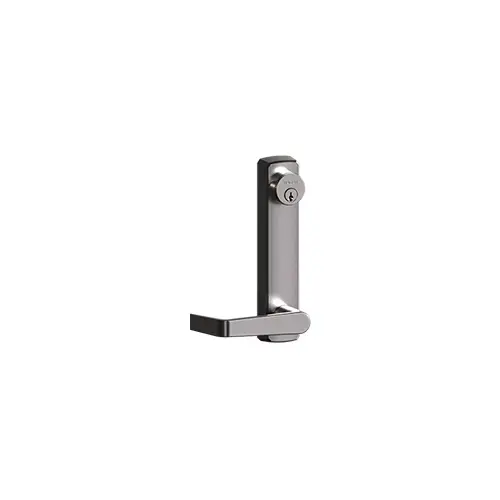 Hager 171508 46CE Cylinder Escutcheon Outside Exit Device Trim with Archer Lever Satin Chrome Finish