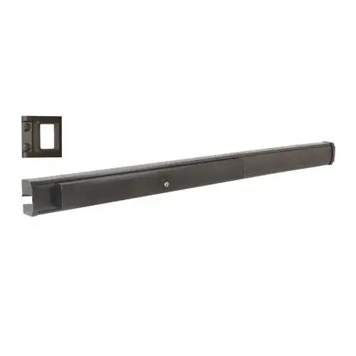 Jackson 311295CS4313 Push Pad Rim Panic Exit Device With Cylinder Dogging Dark Bronze Finish