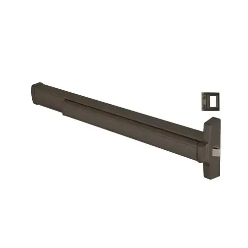 Jackson 312095RS3313 Rim Latch Panic Exit Device Grade 1 Right Hand Reverse Bevel Type Dark Bronze Finish