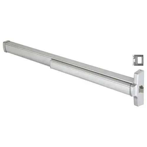 Jackson 312095RS4628 Rim Latch Panic Exit Device Grade 1 Right Hand Reverse Bevel Type Satin Aluminum Finish