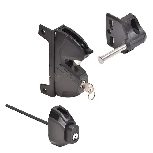 CRL LLP1BL Black Privacy Latch with Keyed Lock