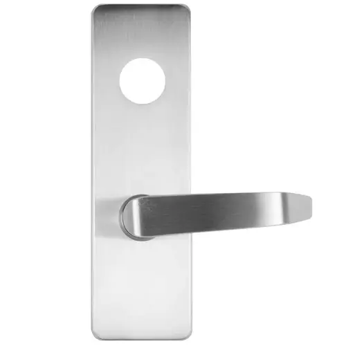 DETEX 09DS RHR 626 10 Series Satin Chrome Grade 1 Exit Trim, Storeroom Function, S Lever, Less Cylinder, Right Hand Reverse