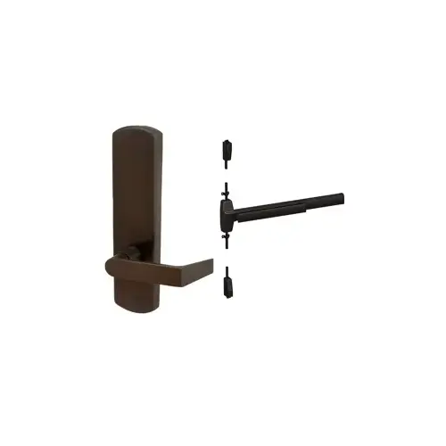 Von Duprin 9827L-DT-710-36-RHR-06 KIT - SVR (Surface Vertical Rod) Smooth Exit Device, 996L-DT-06 Dummy Lever Trim, RHR Right Hand Reverse/Reversible Handing, (Snap Ring Tool Needed), 36" x 84", Hex Dogging, Grade 1, 710/US11P Dark Bronze