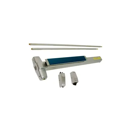Von Duprin 9927TP-F-626-48 ALK KIT - Alarmed Fire Rated SVR Surface Vertical Rod Exit Device, 990TP Thumb Piece Trim, No Dogging,48" x 84", Grade 1, 626/US26D Satin Chrome