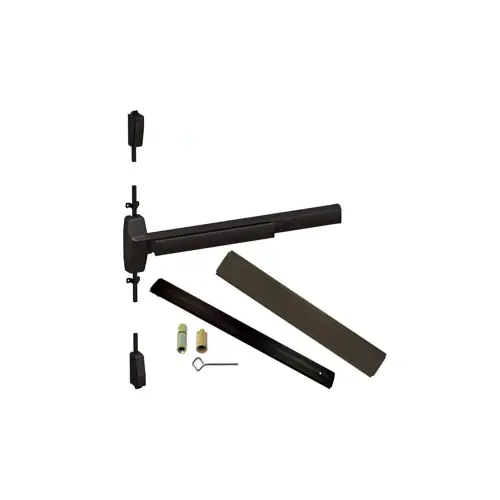 Von Duprin LD-9827EO-710-36 KIT - LD (Less Dogging), SVR (Surface Vertical Rod) Smooth Exit Device Only, No Trim, 36" x 84", Grade 1, 710/US11P Dark Bronze