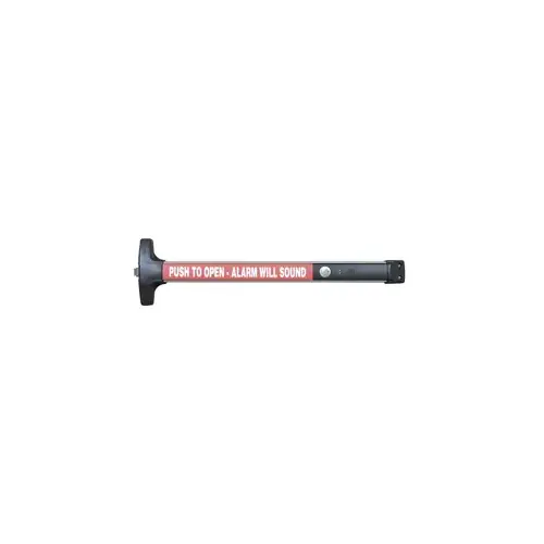 DETEX V40EX-W-LD-628-36 Weatherized Rim Exit Device with REX (Request to Exit), Less Dogging, 36", Satin Aluminum