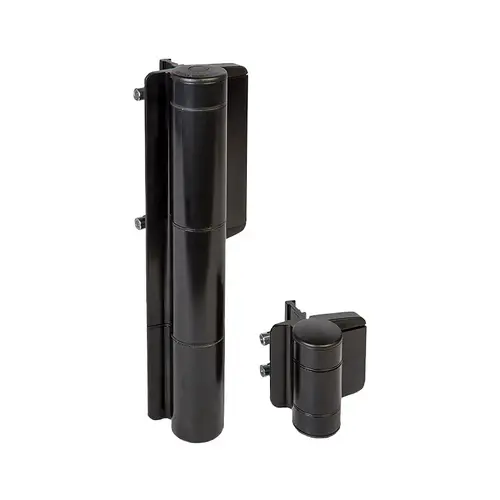 FHC MAM180BL FHC 180 Degree Hydraulic Hinges Self-Closing for Framed Gates - Black