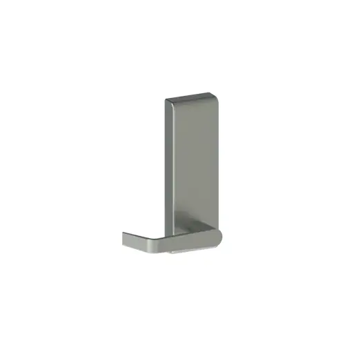 Hager 107640 47BE Blank Escutcheon Outside Exit Device Trim with Left Hand August Lever Bright Brass Finish