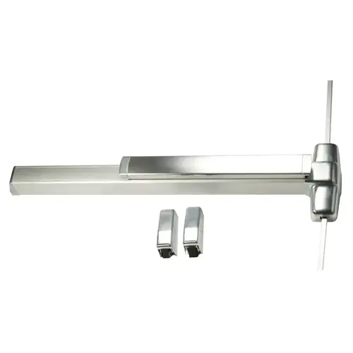 Von Duprin 9827EOF26D3 3' Fire Rated Surface Vertical Rod Smooth Case Exit Device, Satin Chrome Finish