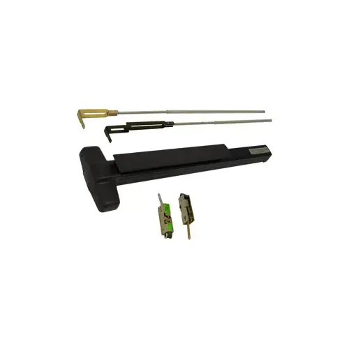 Von Duprin 9847EO-711-48 CVR (Concealed Vertical Rod) Smooth Exit Device, Exit Only No Trim, 48" x 84", Hex Dogging, Grade 1, 711/315 Flat Black