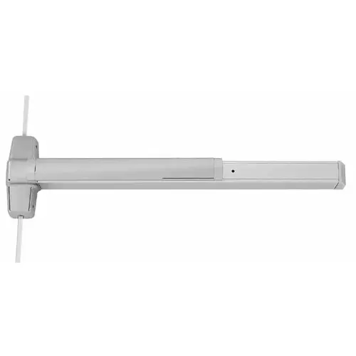 Von Duprin 9927EOF26D4 4' Fire Rated Surface Vertical Rod Grooved Case Exit Device, Satin Chrome Finish