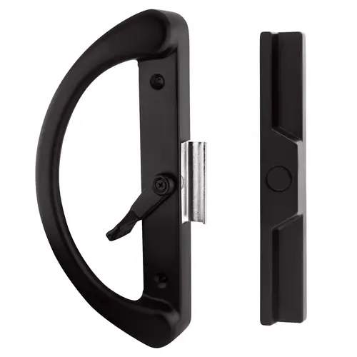 CRL C1238 Black Clamp-Style Surface Mount Handle 4-15/16" Screw Holes for Window Master Doors