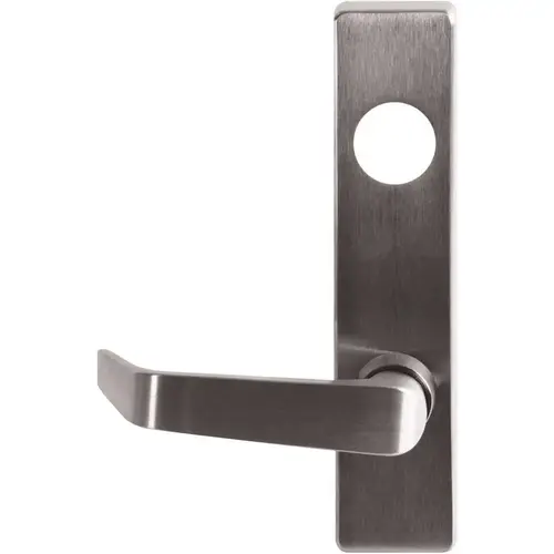 DETEX 08DS LHR 626 10 Series Satin Chrome Grade 1 Exit Trim, Classroom Function, S Lever, Less Cylinder, Left Hand Reverse