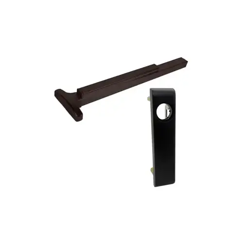 Falcon Lock 24C-C-313AN-36X96 KIT - Narrow Stile CVR Concealed Vertical Rod Exit Device, Escutcheon Nightlatch Trim 718C Less Pull, 36" x 96", Hex Dogging, Reversible Handing, Includes 4188 and 2130 Strikes, Grade 1, 313AN/SP313 Anodized Aluminum, Duranodic Dark Bronze