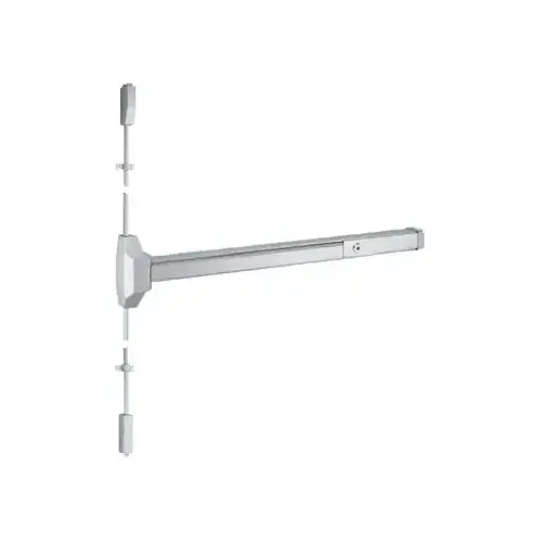 International Door Closers 5530S-US28-48 Standard Surface Rod Panic Exit Device 48" Satin Aluminum