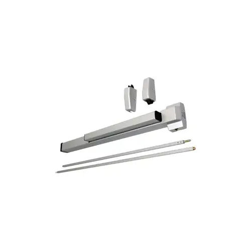 Von Duprin 2227L-689-36 ALK KIT - Alarmed SVR Surface Vertical Rod Exit Device, 230L Lever Trim, 36" x 84", Grade 1, 689/SP28 Powder-Coated Aluminum