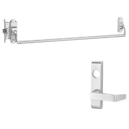 Von Duprin 88MLF26PR 8875L-F 4' US26 RHR MORTISE Bright Chrome